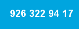 926 322 94 17